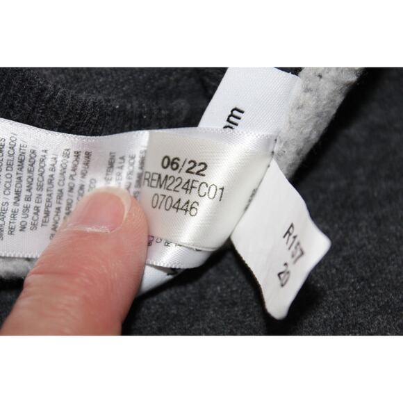 Reebok Men's 3XL Charcoal Gray Sweatshirt Logo Fleece lined Outdoors Camping - Picture 9 of 15